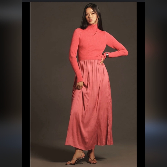 Anthropologie Dresses & Skirts - Anthropologie Thea Twofer Sweater Maxi Dress